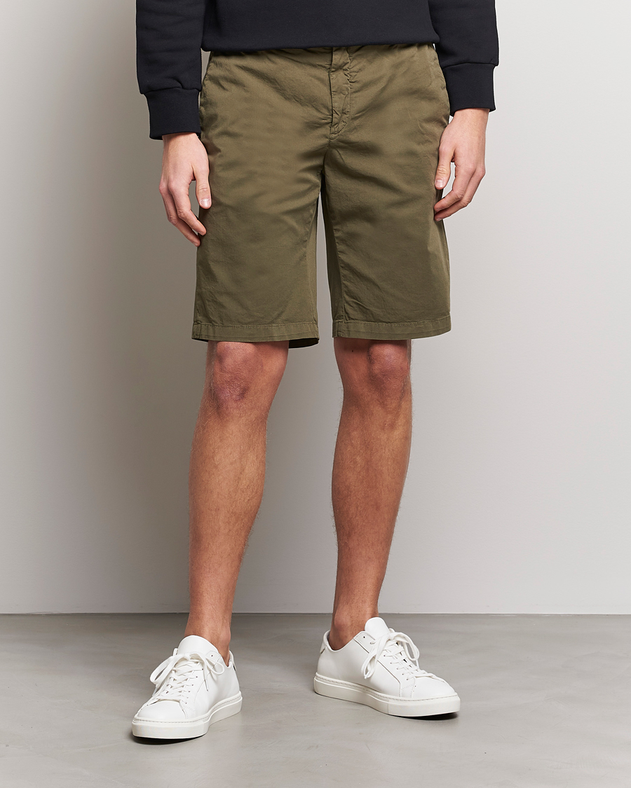 Homme | Shorts | Replay | Sartoriale Chino Shorts Olive Green