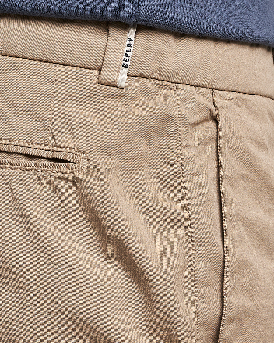 Homme | Shorts | Replay | Sartoriale Chino Shorts Sand