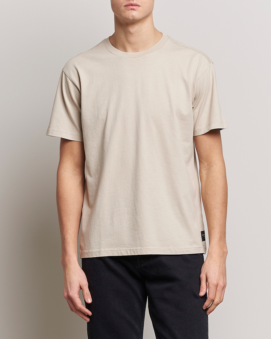 Homme | T-shirts | Replay | Sartoriale Heavy Crew Neck T-Shirt Cement