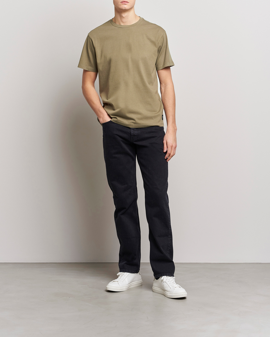 Homme | T-shirts | Replay | Sartoriale Heavy Crew Neck T-Shirt Sage Green