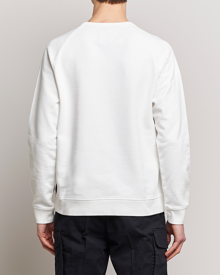 Homme | Pulls Et Tricots | Replay | Sartoriale Jersey Crew Neck Sweatshirt Chalk White