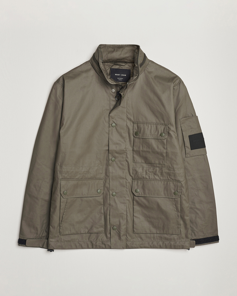 Homme | Manteaux Et Vestes | Replay | Sartoriale Coated Jacket Dark Green