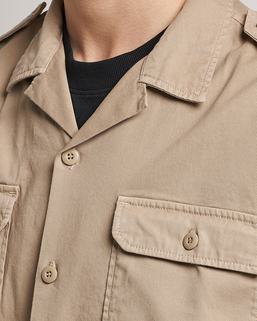 Homme | Chemises | Replay | Sartoriale Safari Overshirt Sand