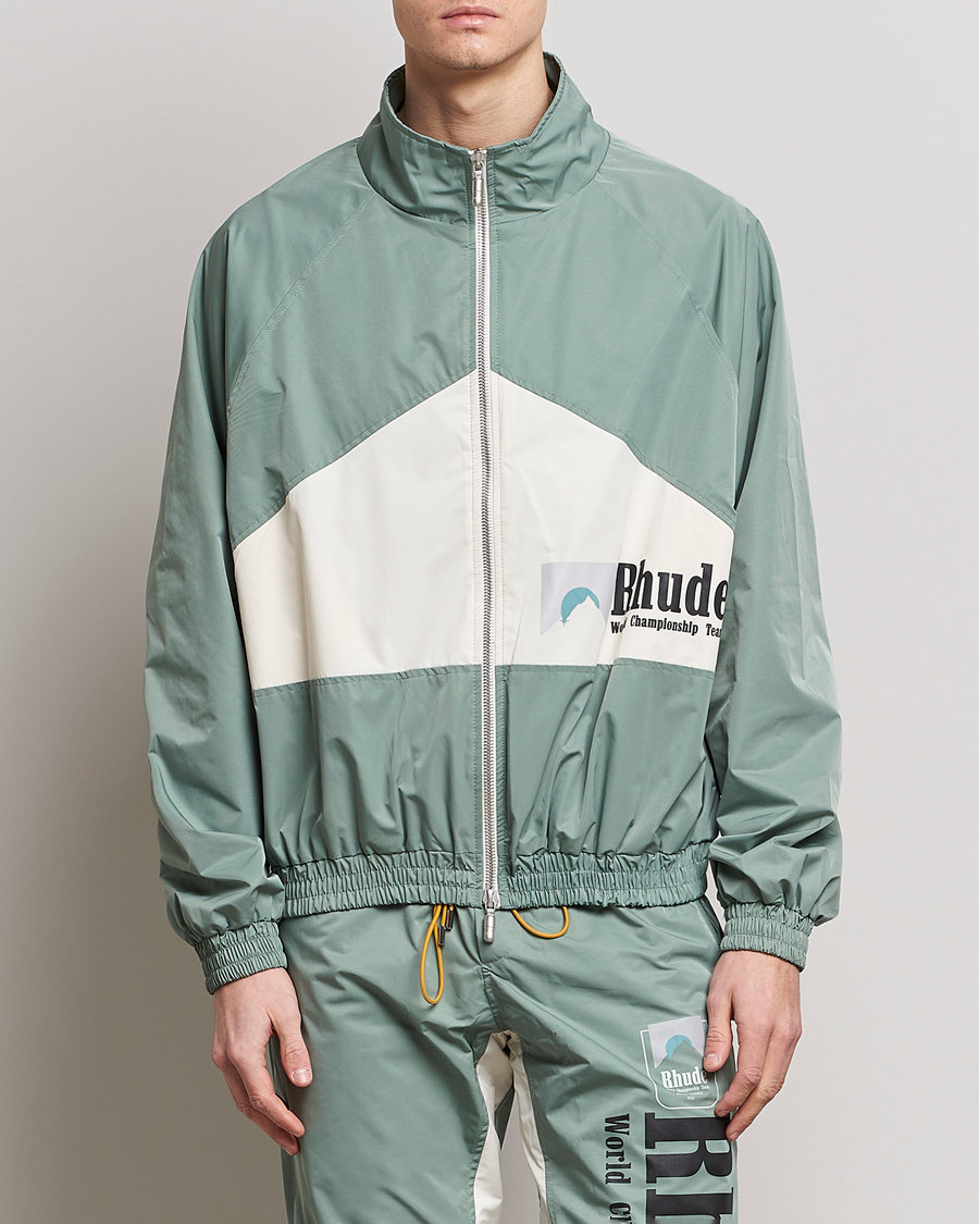 Homme | Manteaux Et Vestes | Rhude | Senna Flight Jacket Ivory/Sage