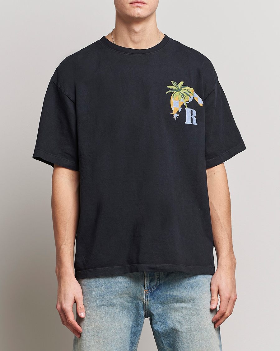 Homme | T-shirts | Rhude | Moonlight Tropics T-Shirt Black