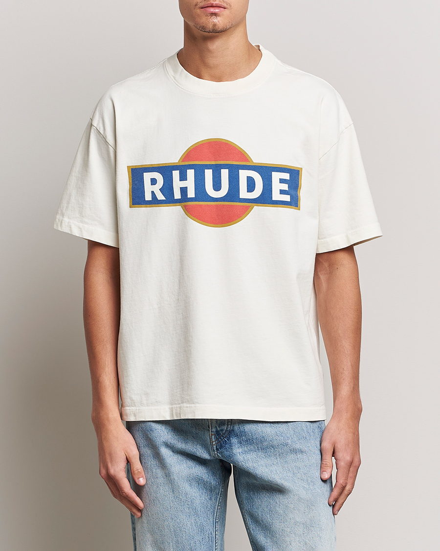 Homme | T-shirts | Rhude | Vintage Racer T-Shirt White