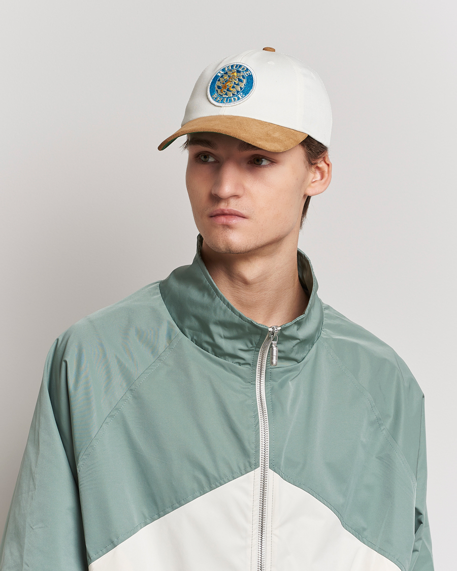 Homme | Rhude Suede Crest Cap Beige | Rhude | Suede Crest Cap Beige