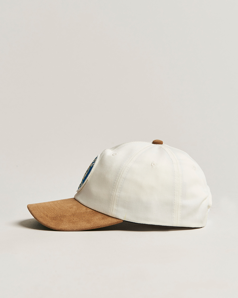 Homme | Rhude Suede Crest Cap Beige | Rhude | Suede Crest Cap Beige