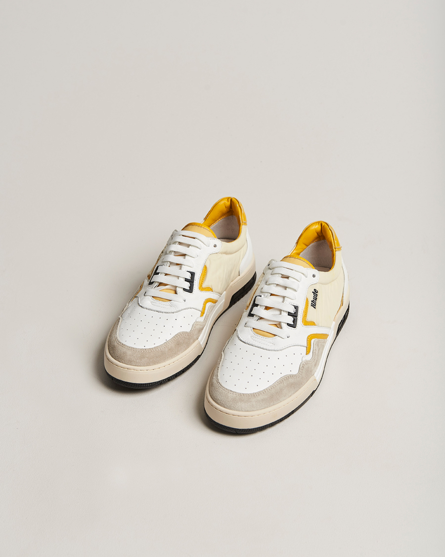 Homme | Rhude Racing Sneakers White/Beige | Rhude | Racing Sneakers White/Beige