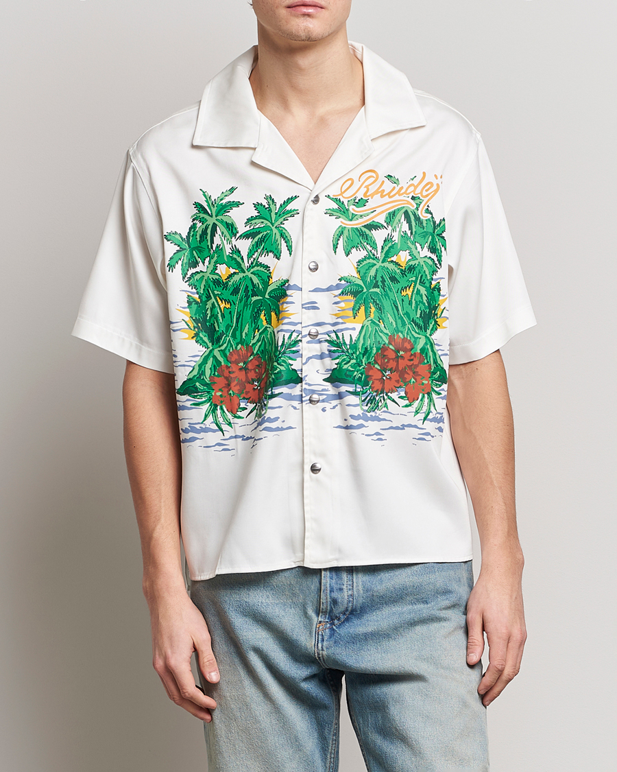Homme | Chemises | Rhude | Palmas Snap Shirt Off White