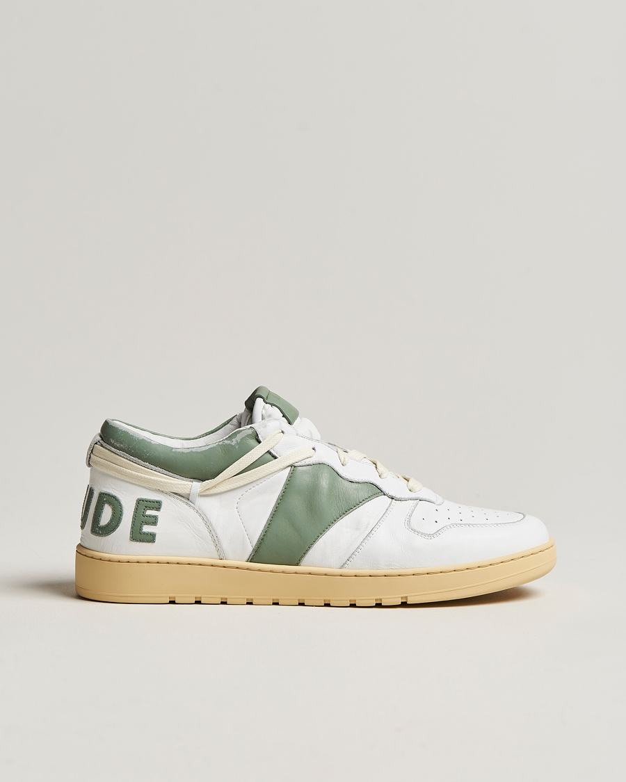 Homme | Rhude Rhecess Sneakers White/Sage | Rhude | Rhecess Sneakers White/Sage