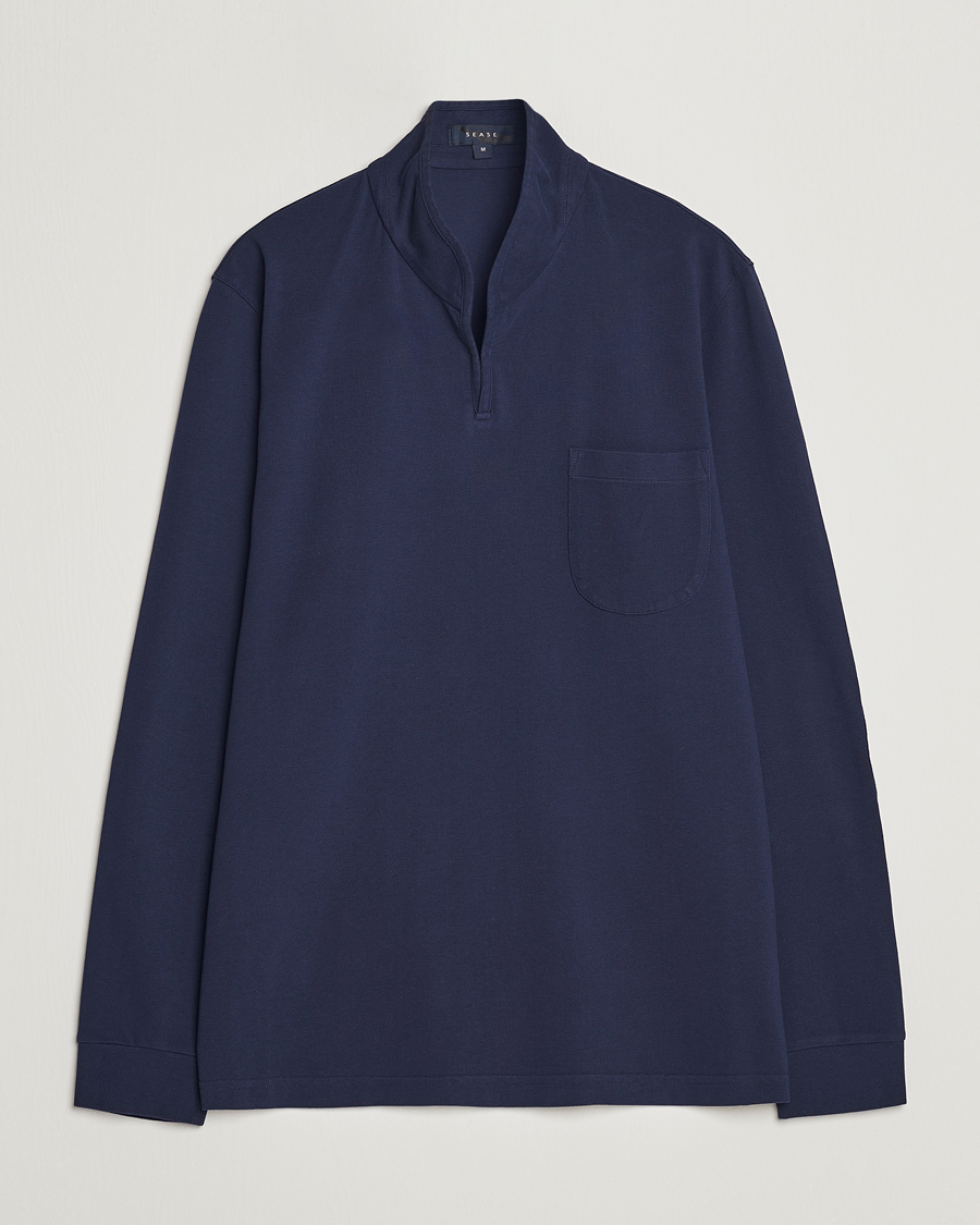 Homme | Pulls Et Tricots | SEASE | Elen Piquet Polo Navy