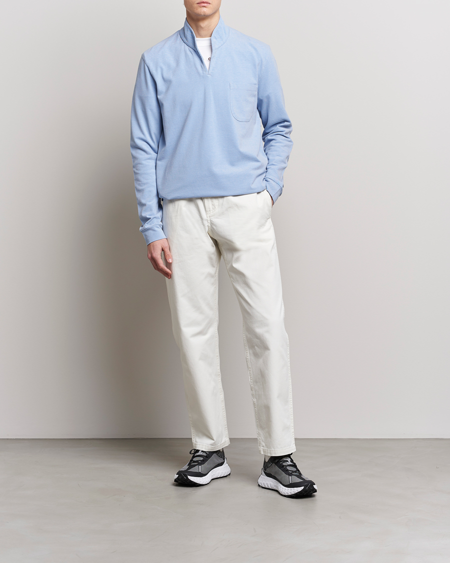 Homme | Pulls Et Tricots | SEASE | Elen Piquet Polo Light Blue