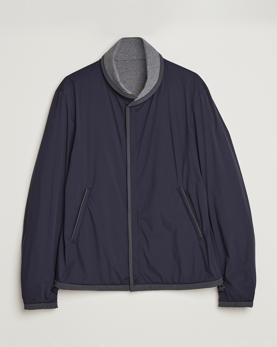 Homme | Manteaux Et Vestes | SEASE | Reversible Stretch Nylon Jacket Navy