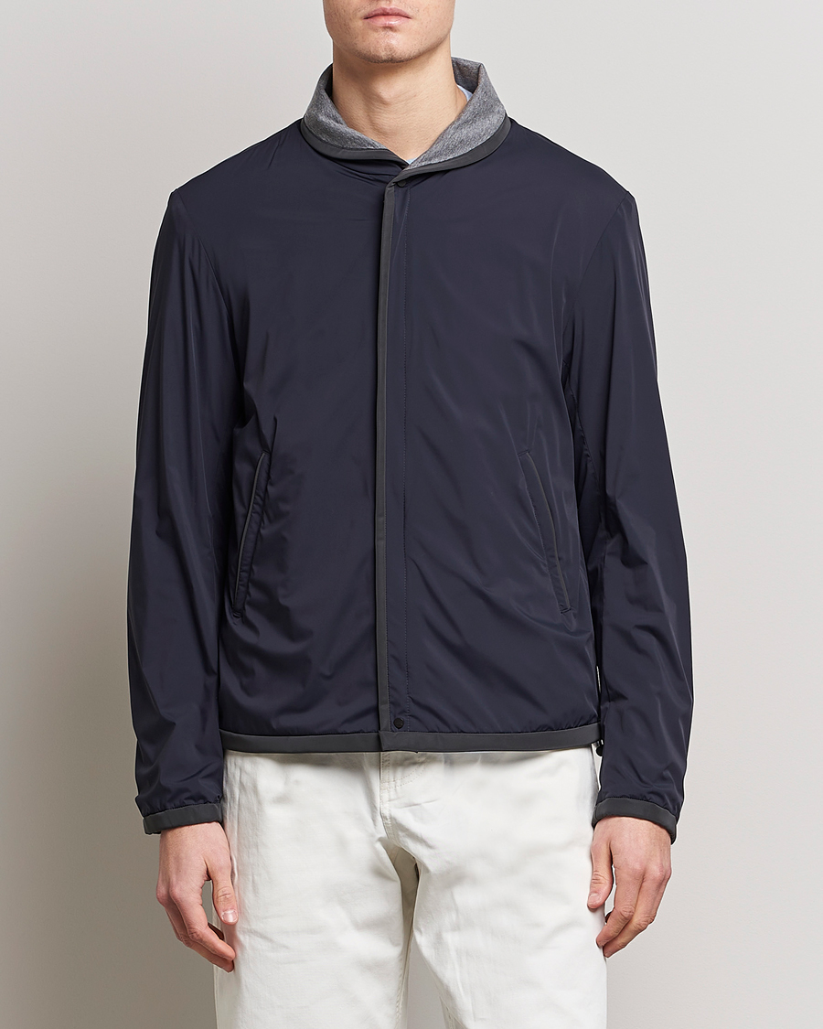 Homme | Manteaux Et Vestes | SEASE | Reversible Stretch Nylon Jacket Navy