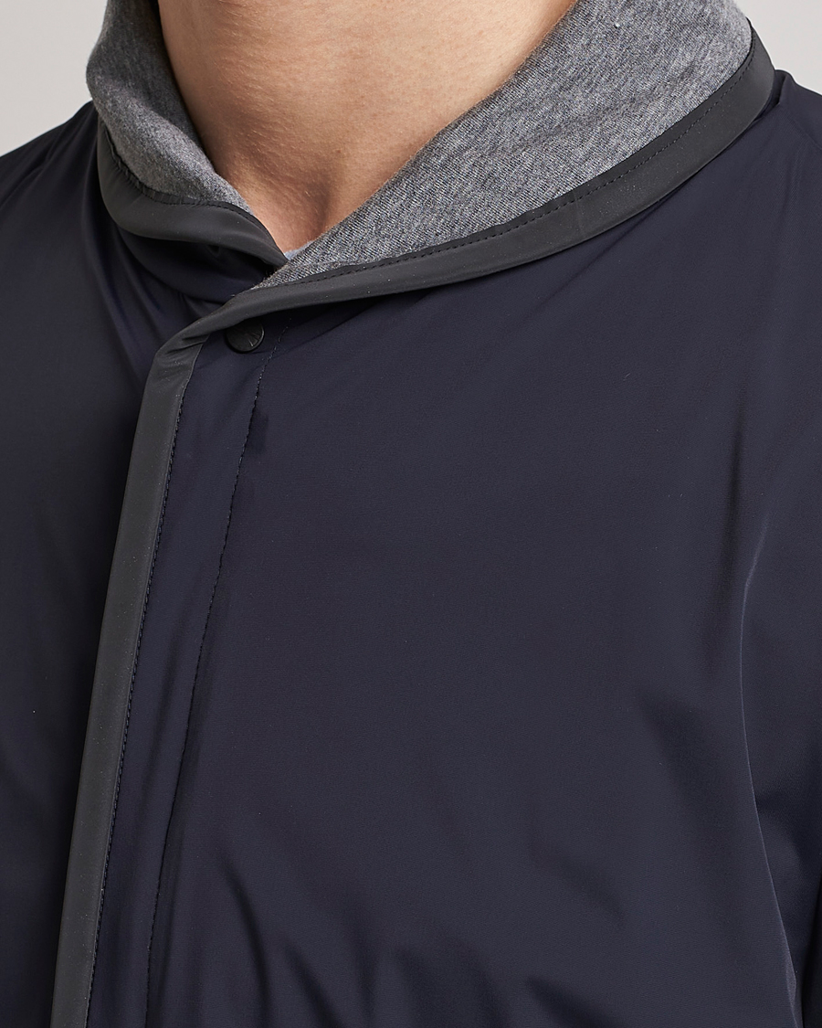 Homme | Manteaux Et Vestes | SEASE | Reversible Stretch Nylon Jacket Navy