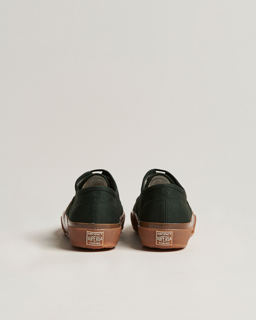 Homme | Superga Artifact Deck Canvas Sneaker Dark Green | Superga | Artifact Deck Canvas Sneaker Dark Green