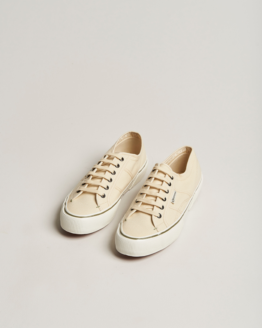Homme | Superga 2490 Bold Canvas Snearkers Beige Eggshell | Superga | 2490 Bold Canvas Snearkers Beige Eggshell