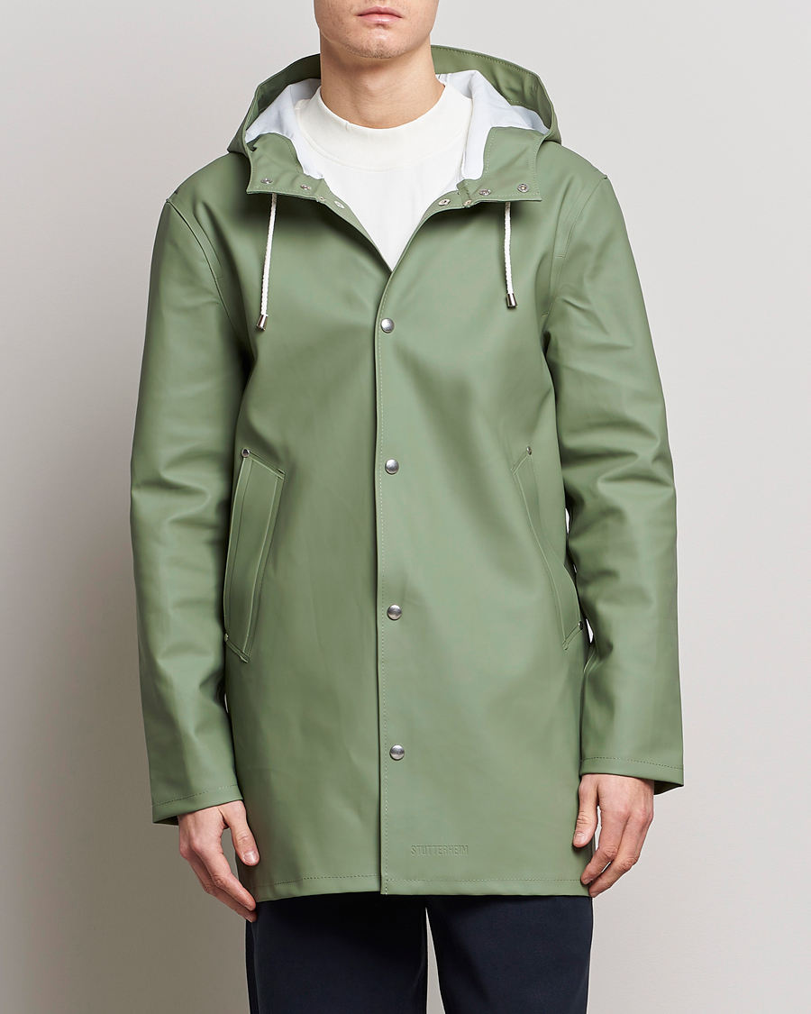Homme | Manteaux Et Vestes | Stutterheim | Stockholm Raincoat Alfa Green