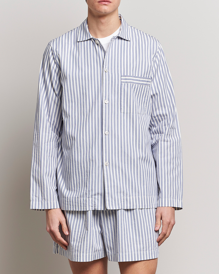 Homme | Pyjamas | Tekla | Poplin Pyjama Shirt Skagen Stripes