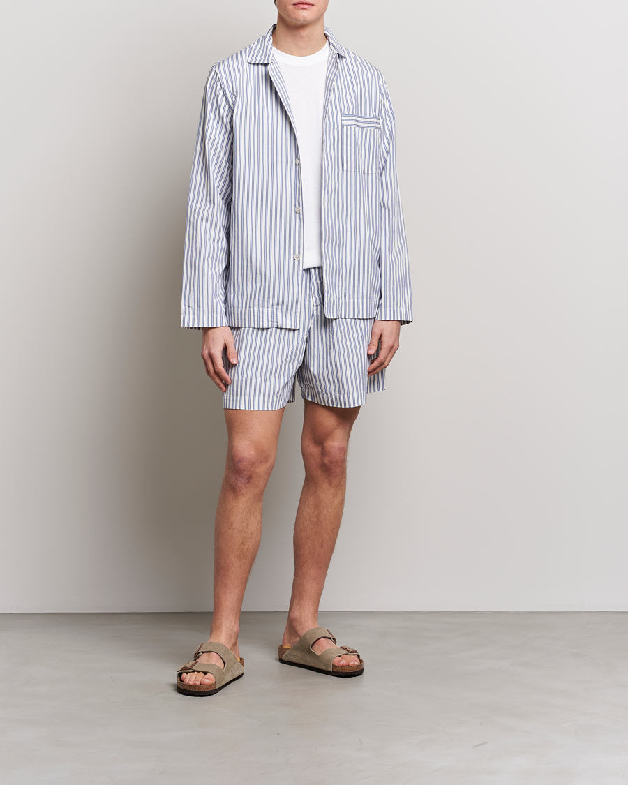 Homme | Peignoirs Et Pyjamas | Tekla | Poplin Pyjama Shorts Skagen Stripes