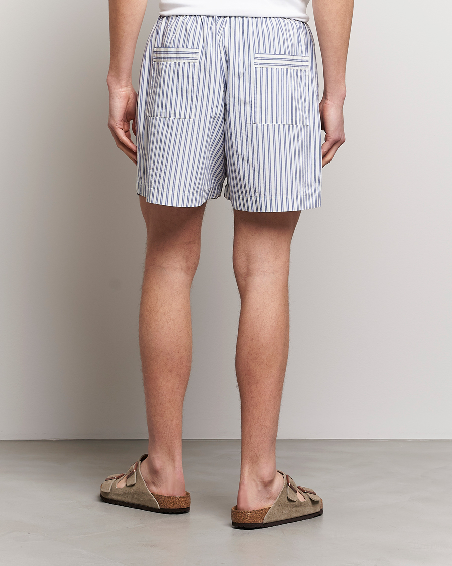 Homme | Peignoirs Et Pyjamas | Tekla | Poplin Pyjama Shorts Skagen Stripes