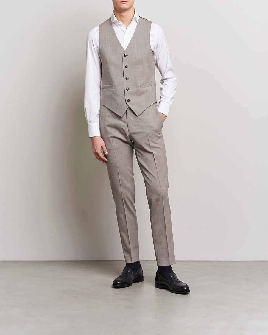 Homme | Blazers | Tiger of Sweden | Wade Wool Waistcoat Irish Cream
