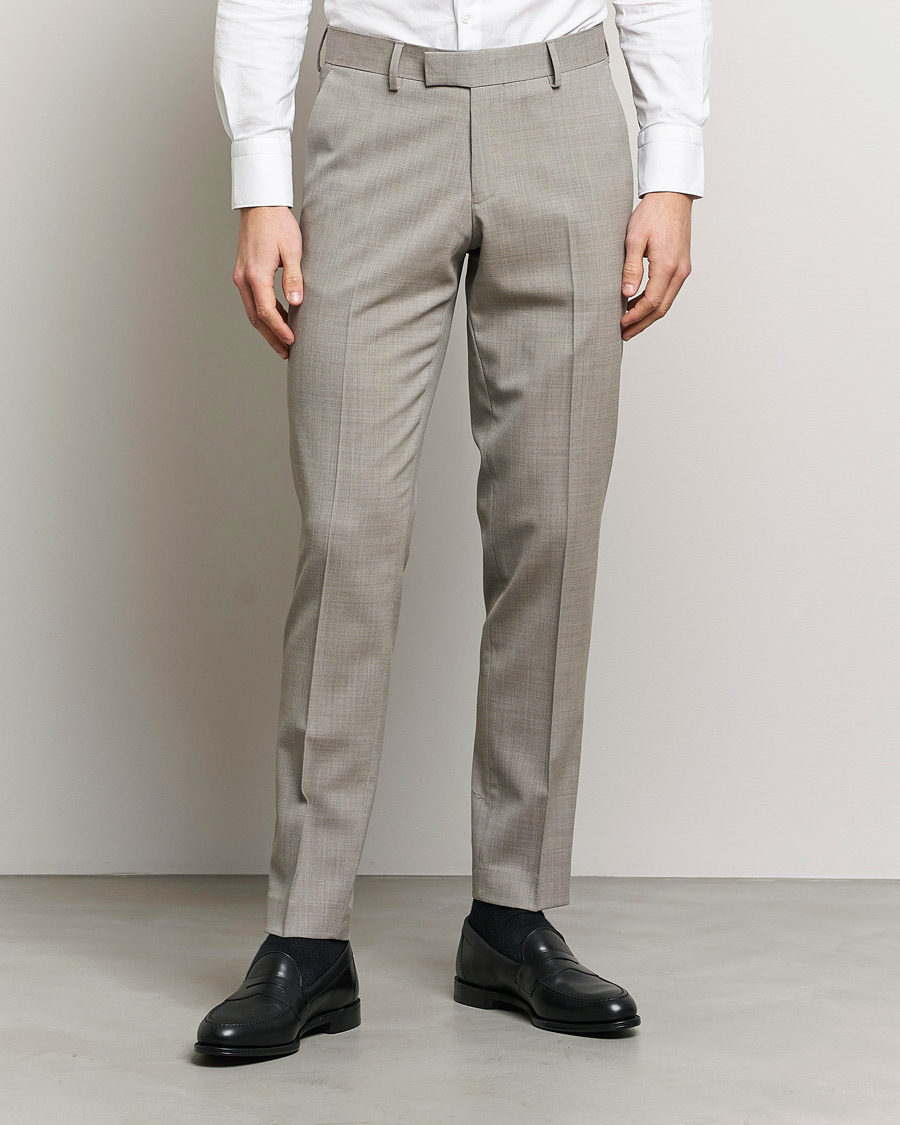 Homme | Pantalons | Tiger of Sweden | Tordon Wool Trousers Irish Cream