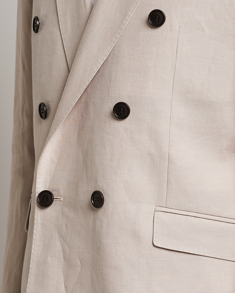 Homme | Blazers | Tiger of Sweden | Heldin Linen Blazer Cream Sand