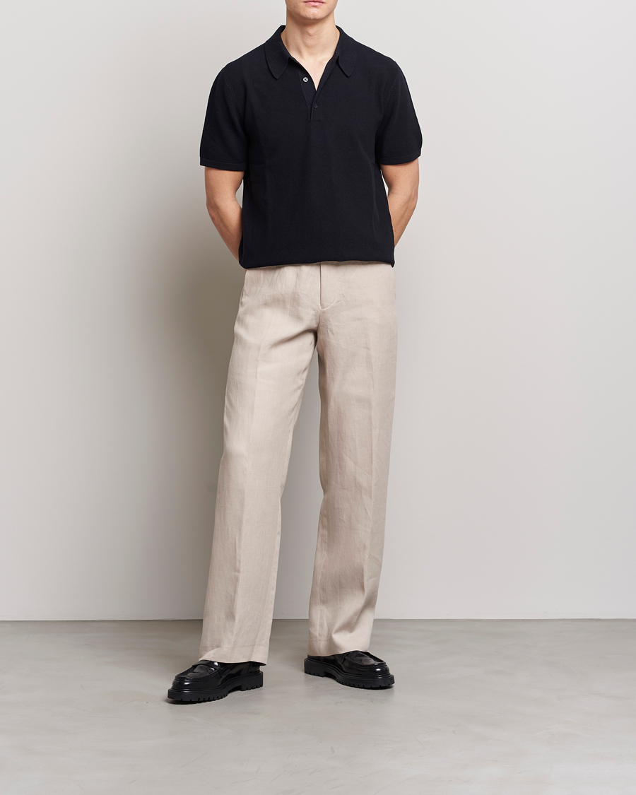 Homme | Pantalons | Tiger of Sweden | Tayson Linen Trousers Cream Sand