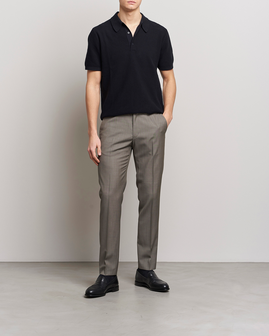 Homme | Pantalons | Tiger of Sweden | Tenuta Wool Trousers Dark Sand
