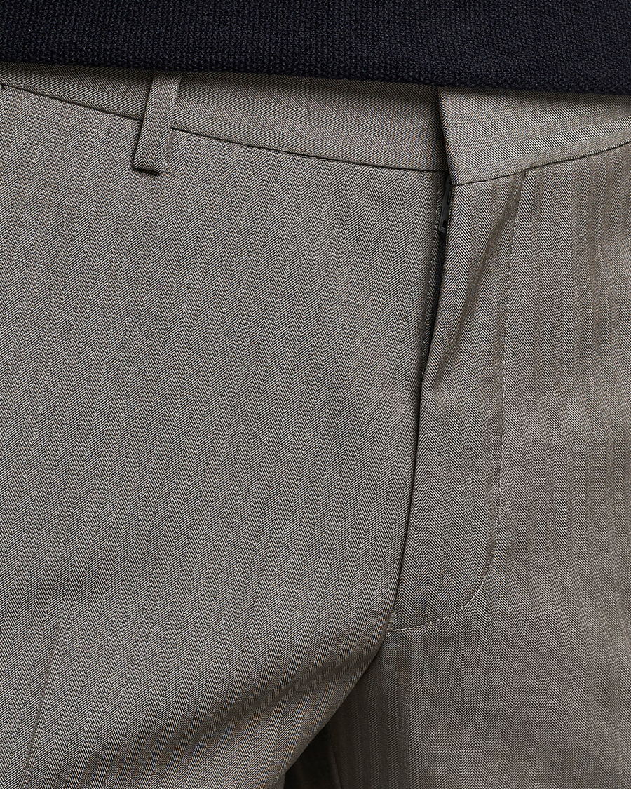 Homme | Pantalons | Tiger of Sweden | Tenuta Wool Trousers Dark Sand