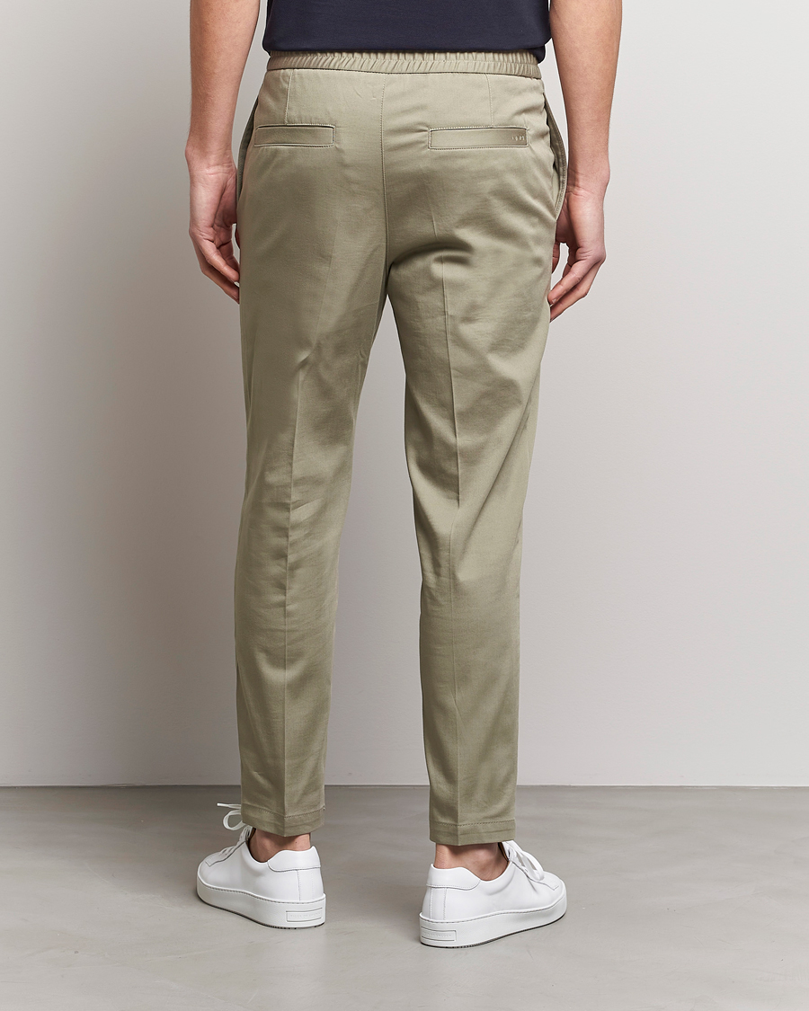Homme | Pantalons | Tiger of Sweden | Sosa Cotton Trousers Dusty Green