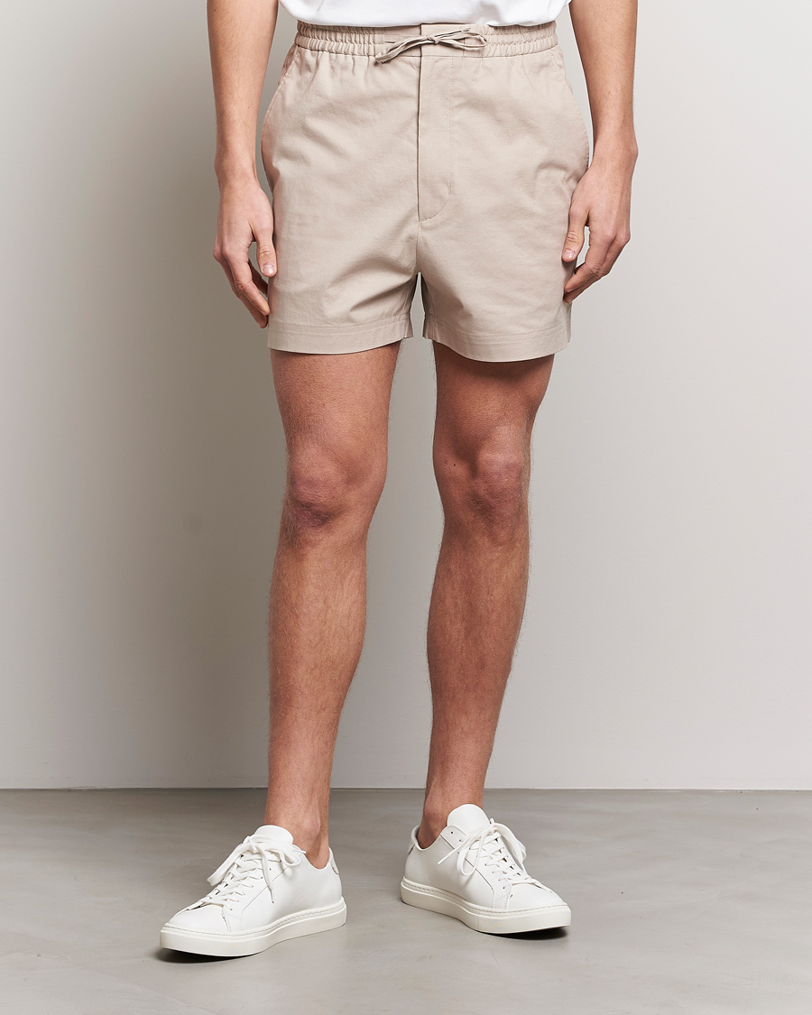 Homme | Shorts | Tiger of Sweden | Birch Linen Shorts Cream Sand
