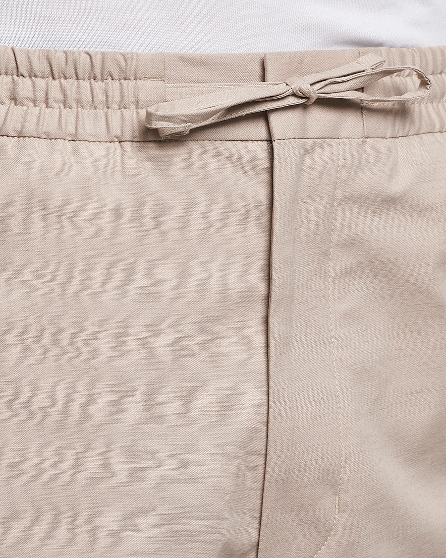 Homme | Shorts | Tiger of Sweden | Birch Linen Shorts Cream Sand