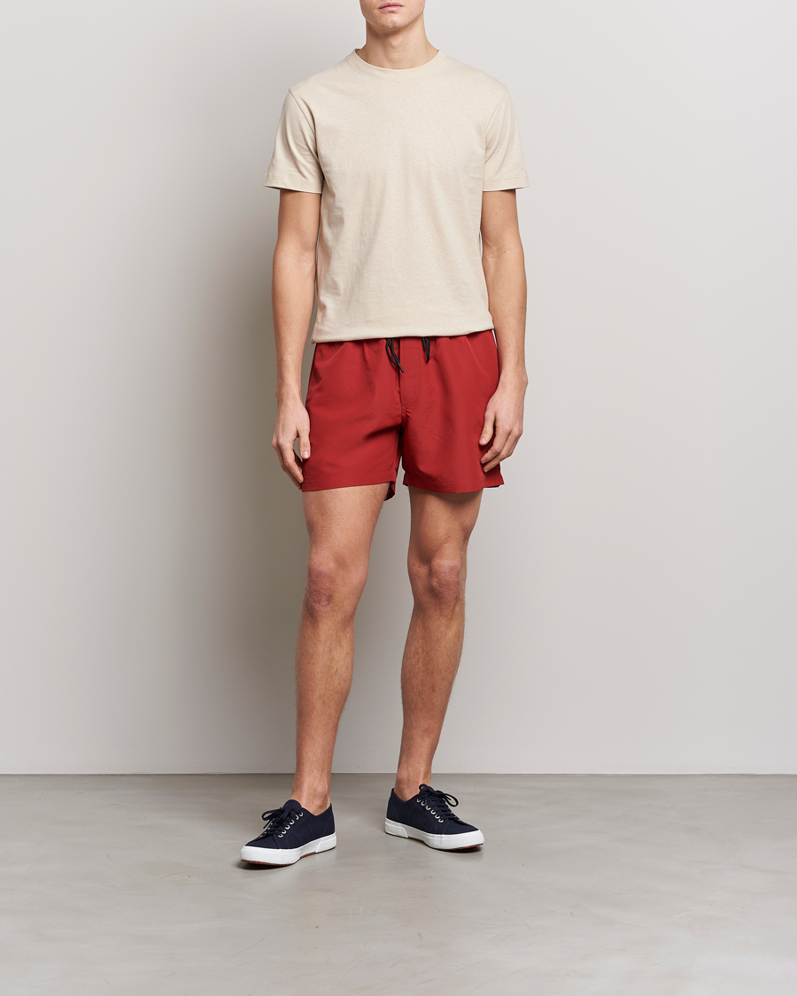 Homme | Maillots De Bain | Tiger of Sweden | Sjo Swim Shorts Dark Raspberry