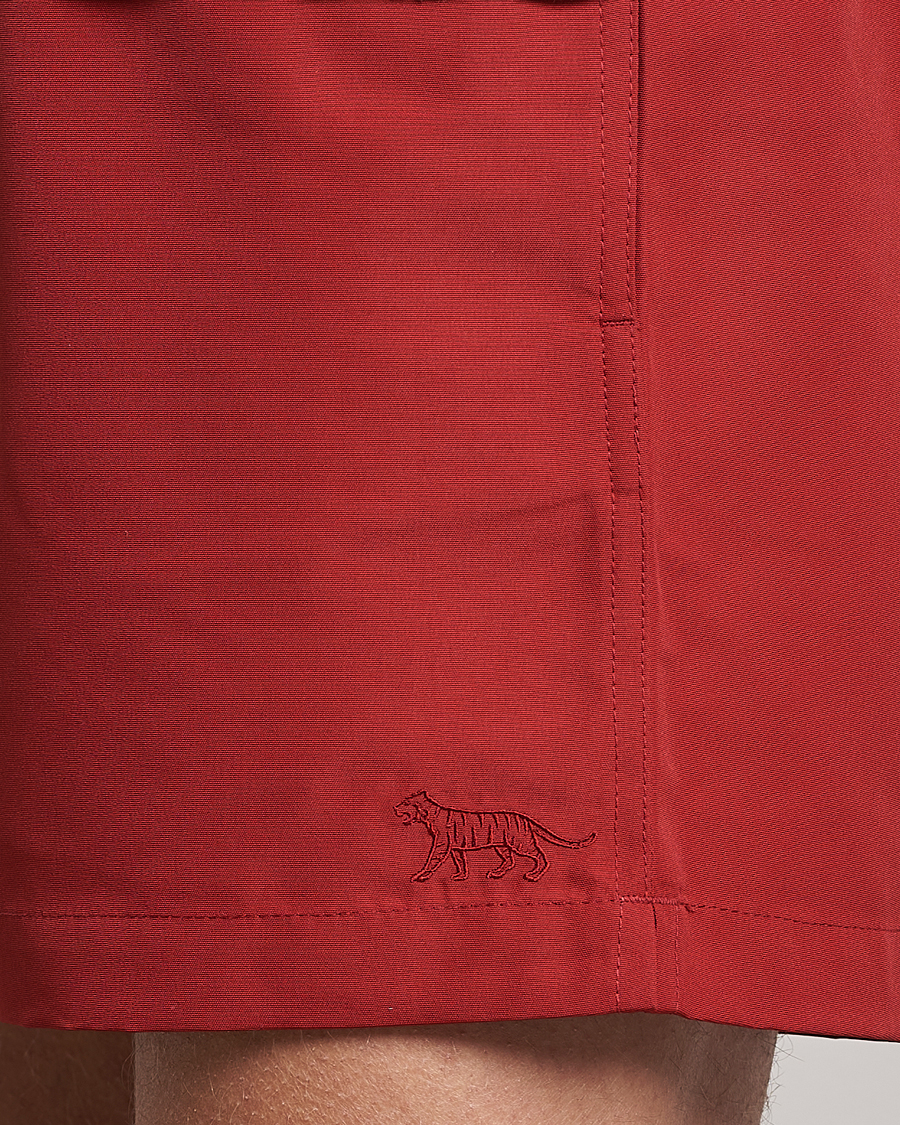 Homme | Maillots De Bain | Tiger of Sweden | Sjo Swim Shorts Dark Raspberry