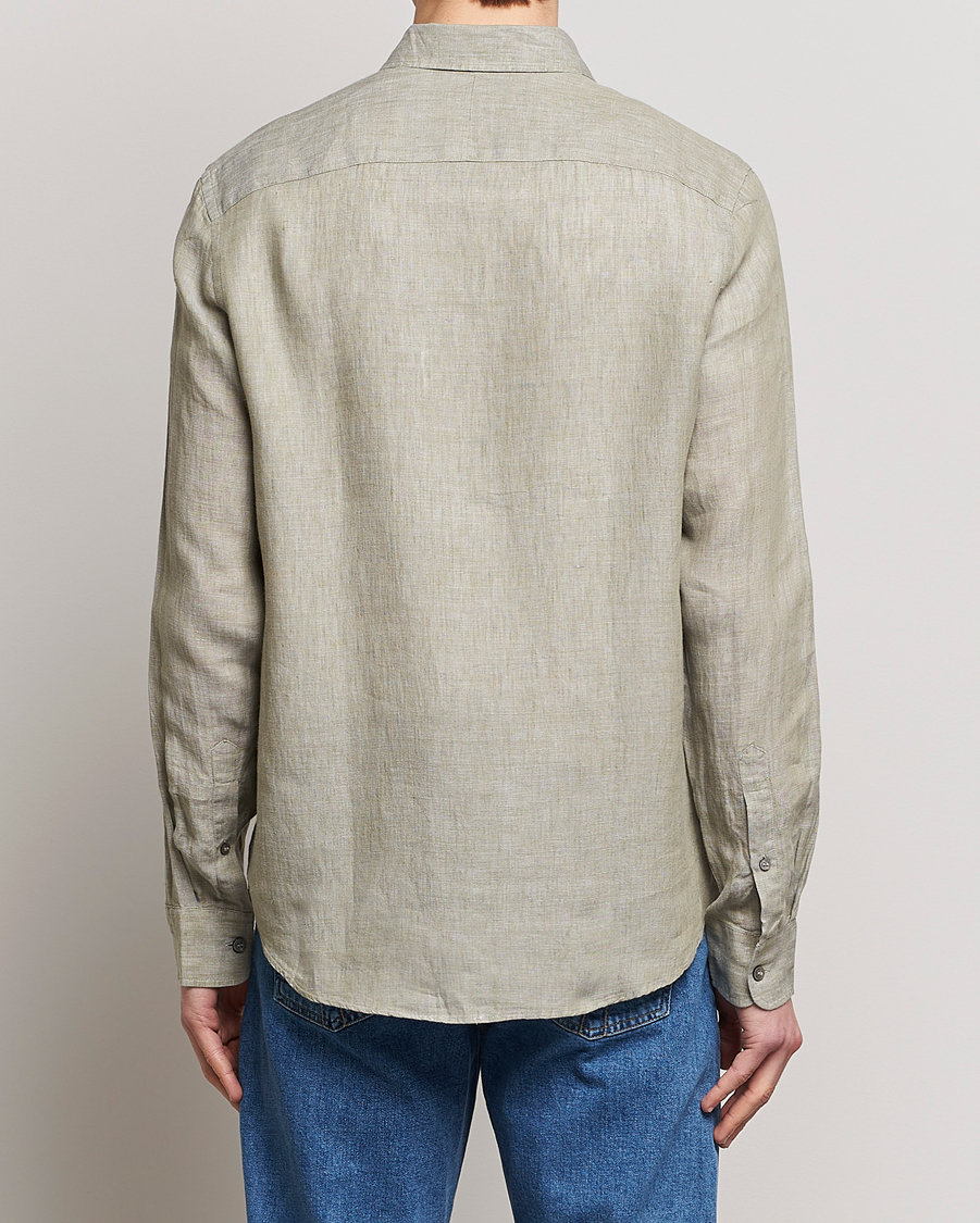 Homme | Chemises | Tiger of Sweden | Sankt Linen Shirt Shadow