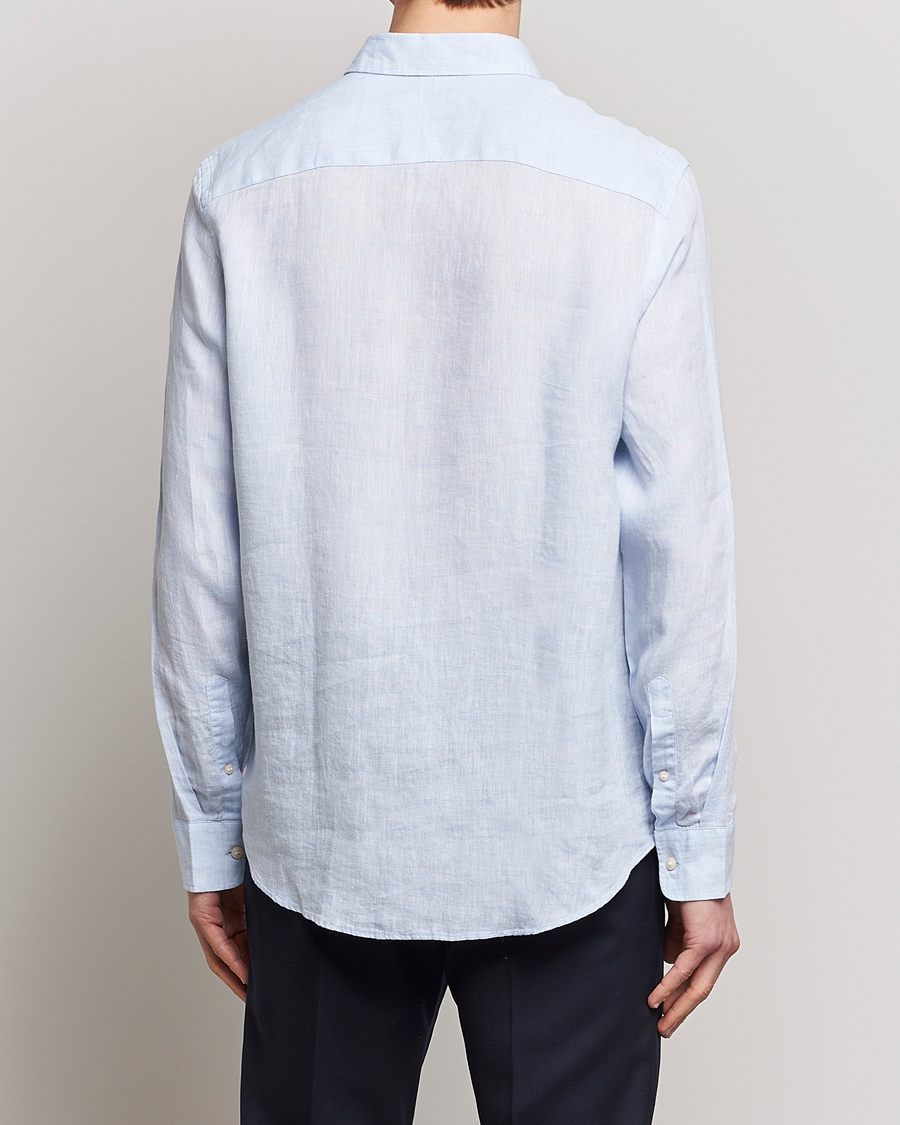 Homme | Chemises | Tiger of Sweden | Sankt Linen Shirt Light Blue