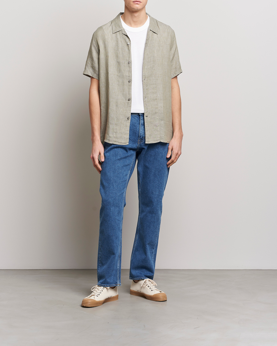 Homme | Chemises | Tiger of Sweden | Riccerdo Linen Shirt Shadow