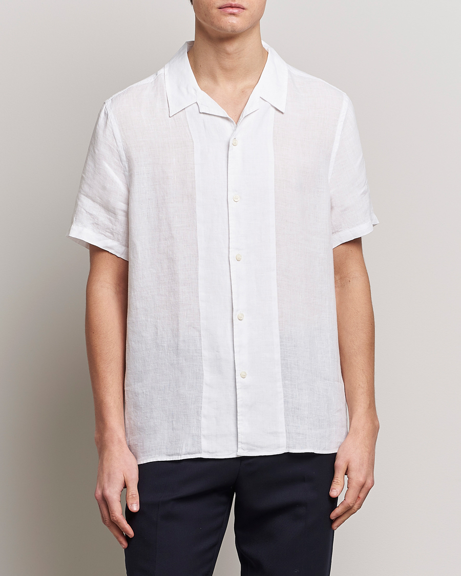 Homme | Chemises | Tiger of Sweden | Riccerdo Linen Shirt Pure White