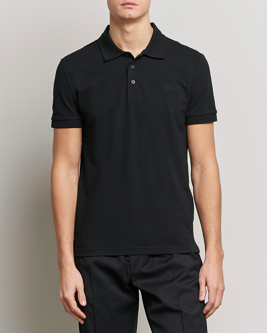 Homme | Polos | Tiger of Sweden | Diaros Cotton Pique Black