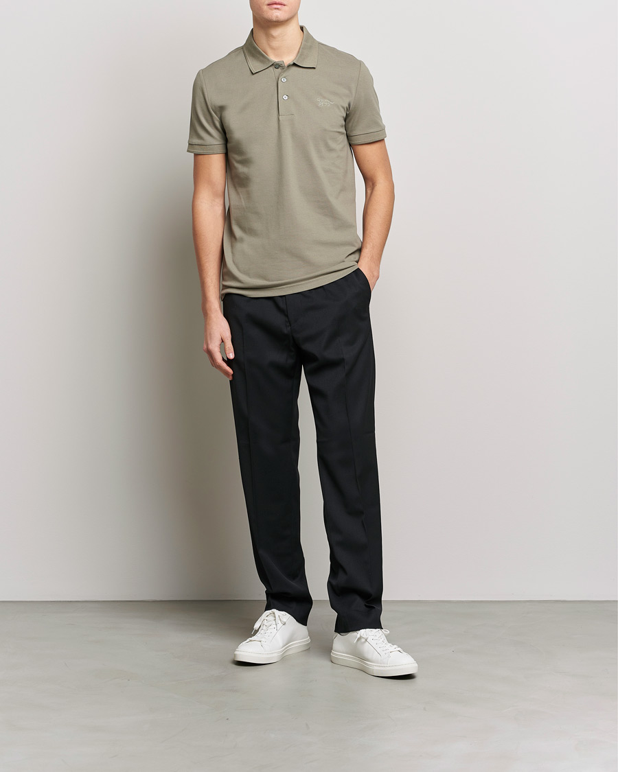 Homme | Polos | Tiger of Sweden | Diaros Cotton Pique Light Khaki