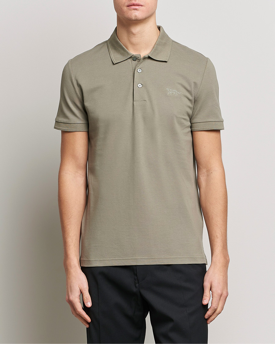 Homme | Polos | Tiger of Sweden | Diaros Cotton Pique Light Khaki