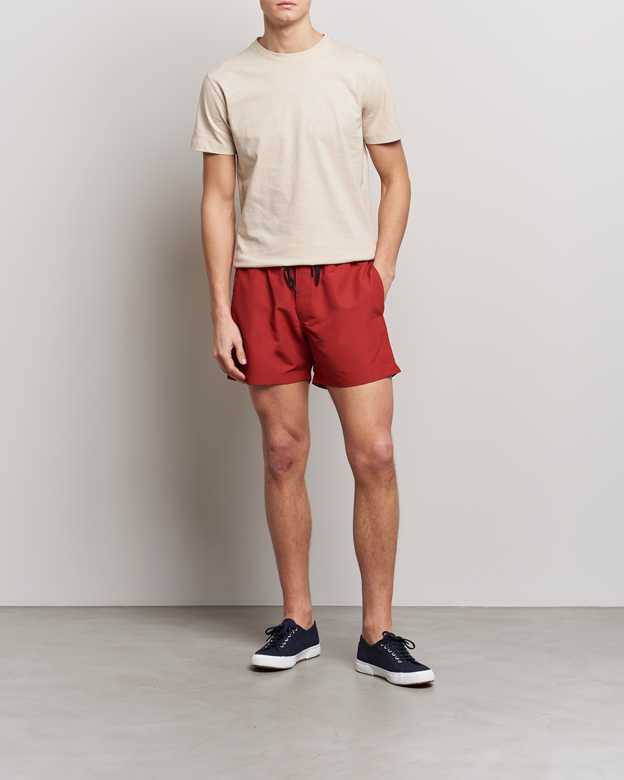Homme | T-shirts | Tiger of Sweden | Dillan Linen Cotton T-Shirt Cream Sand