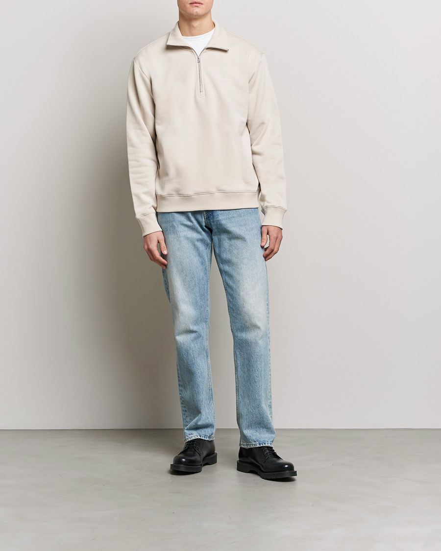 Homme | Pulls Et Tricots | Tiger of Sweden | Marlon Half Zip Sweater Light Ivory