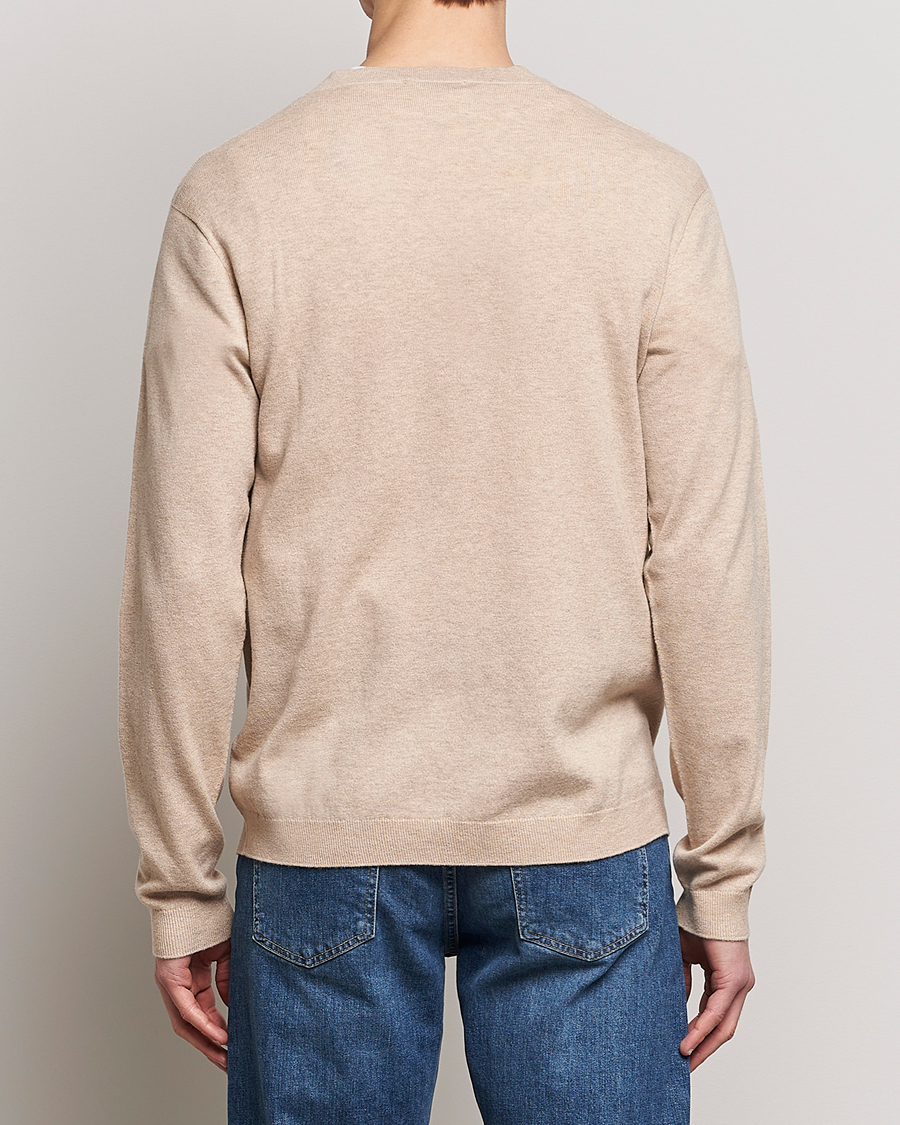 Homme | Pulls Et Tricots | Tiger of Sweden | Pernell Extra Fine Merino V-Neck Beige Melange