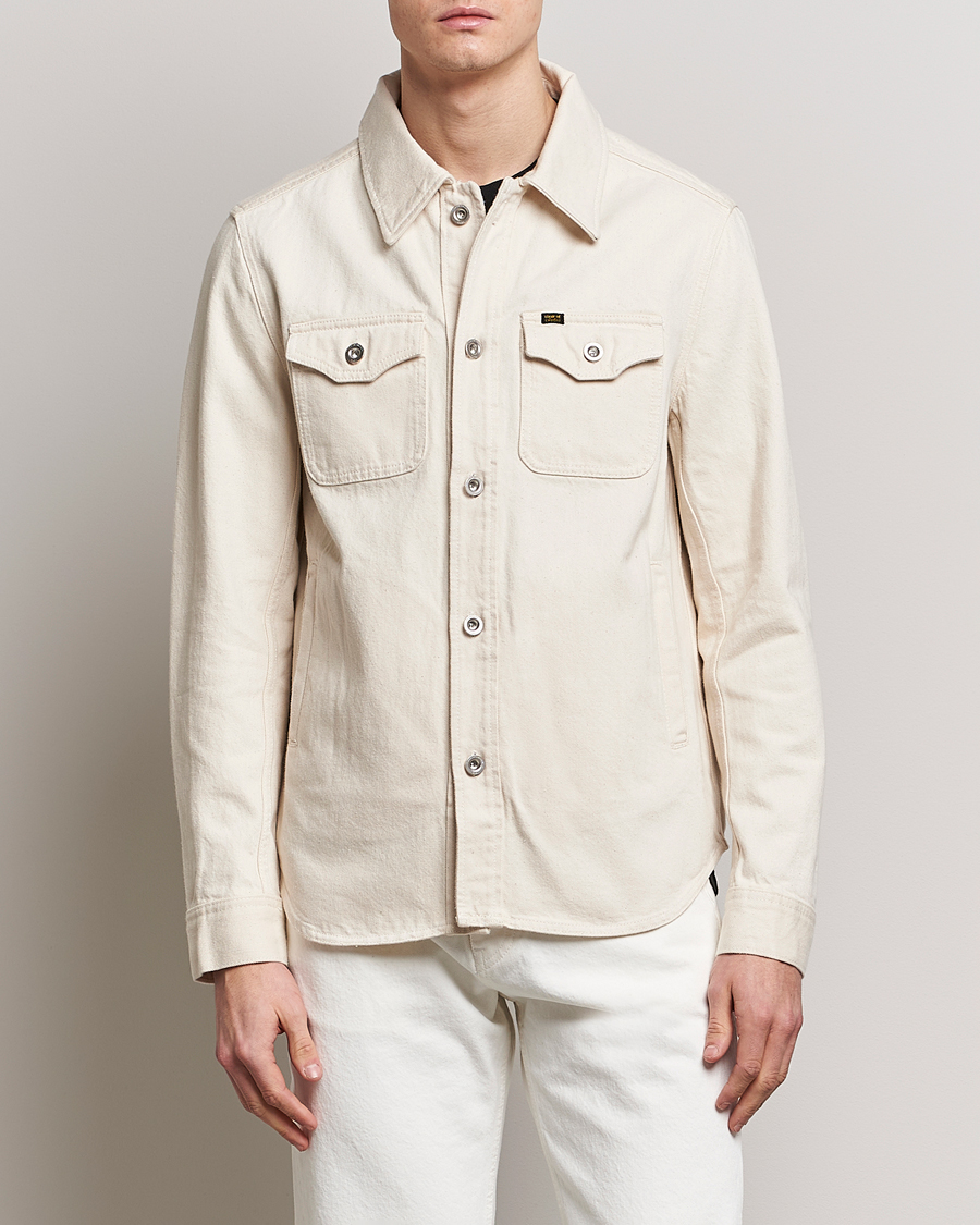 Homme | Manteaux Et Vestes | Tiger of Sweden | Get Denim Jacket Ecru denim