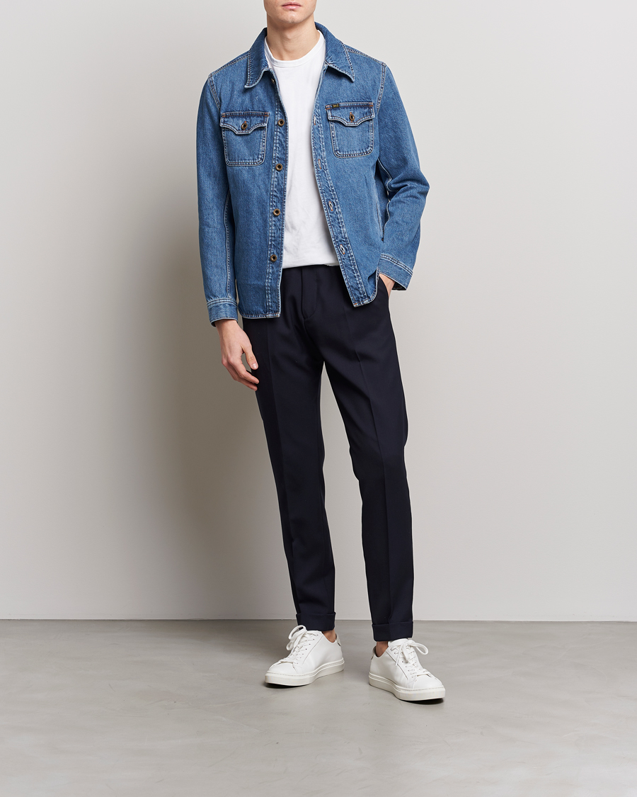 Homme | Manteaux Et Vestes | Tiger of Sweden | Get Denim Jacket Medium Blue