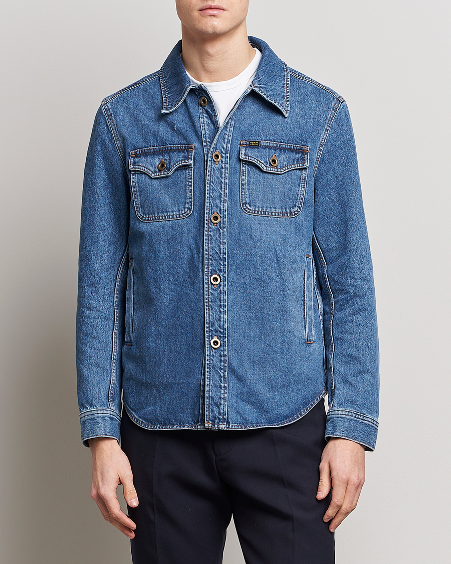 Homme | Manteaux Et Vestes | Tiger of Sweden | Get Denim Jacket Medium Blue
